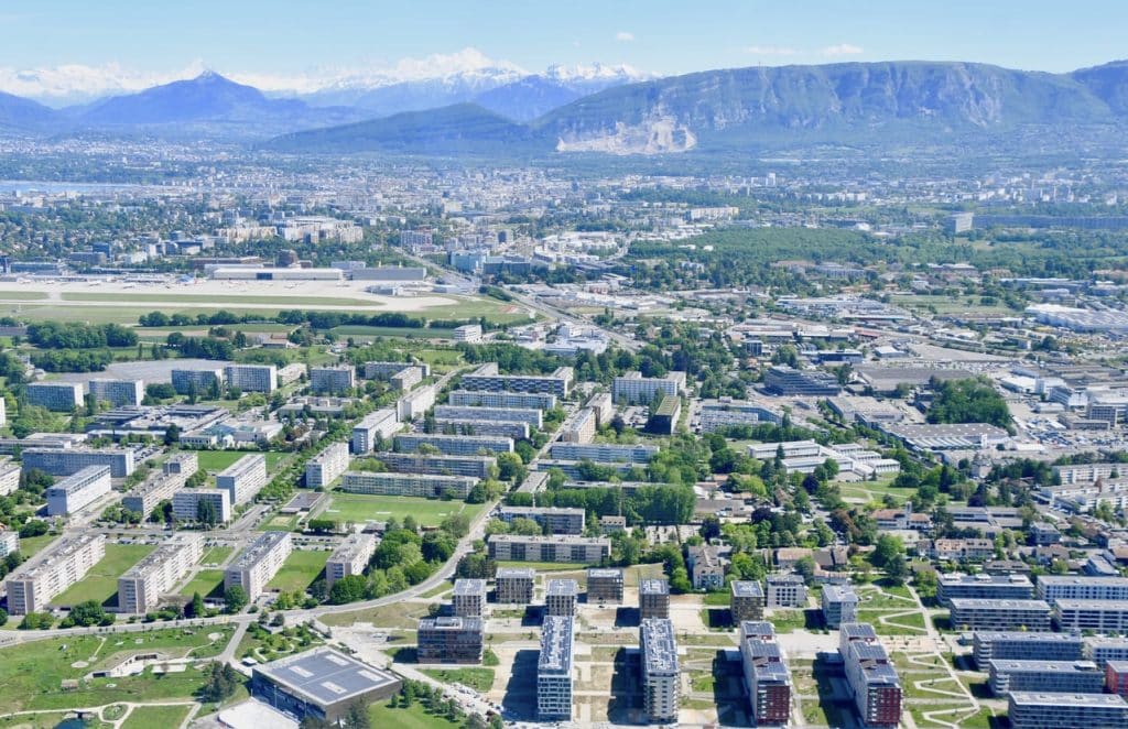 Ville de Meyrin en Suisse