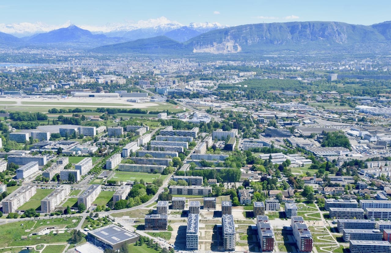 Ville de Meyrin en Suisse